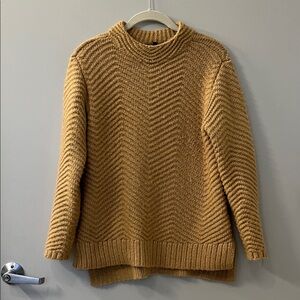 Talbots Warm Camel Cowl Sweater